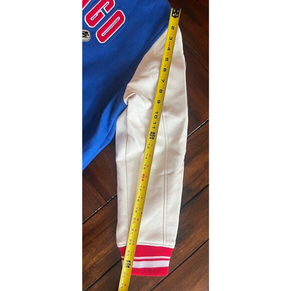 Pro Standard MLB Chicago Cubs Mashup Wool Women's Varsity Jacket Size XL - Picture 13 of 16